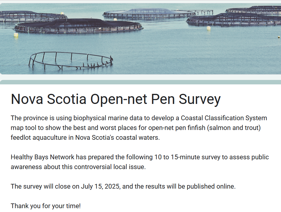 Healthy Bays survey